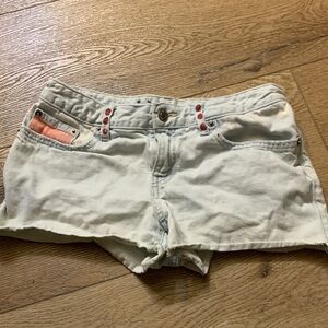 Ralph Lauren Cream Kids Shorts with Red Accents